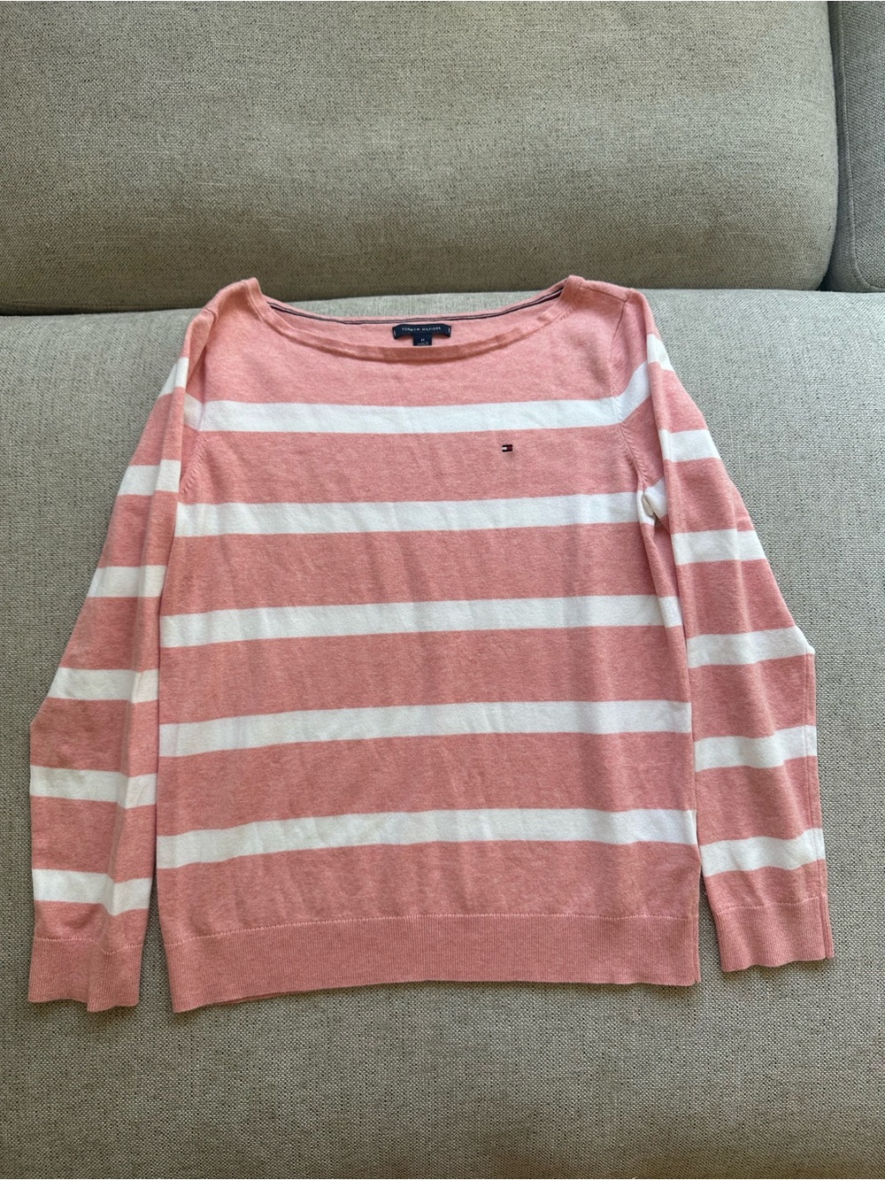 Tommy Hilfiger Boatneck Striped Sweater Women’s M